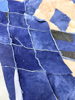 Меховой Коврик прикроватный накидка на кресло из овчины