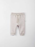 Джоггеры "Ванильный пудинг" утепленные 0+