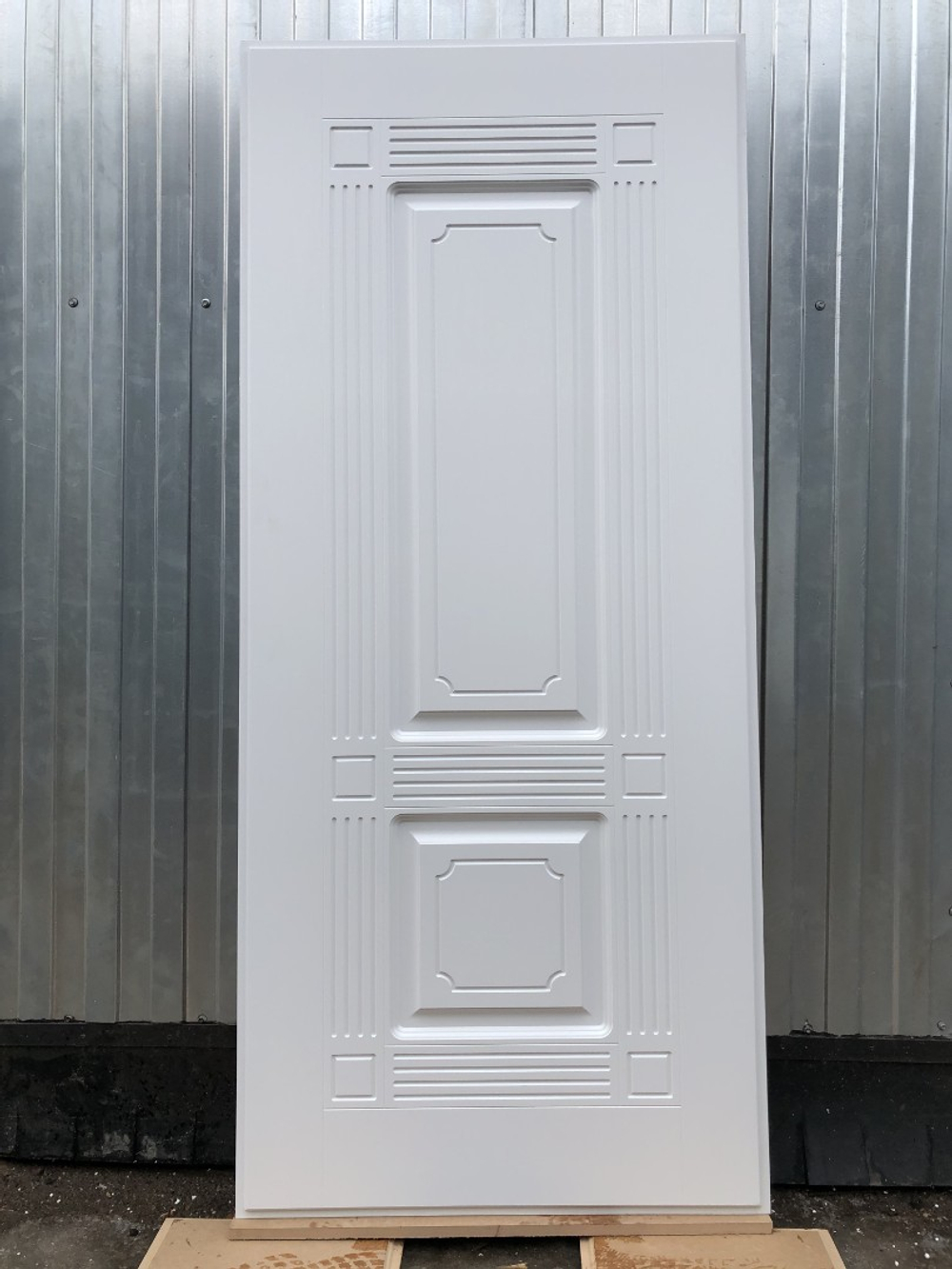 Входная металлическая дверь Рекс 24 Силк Титан / ФЛ-2 Силк сноу