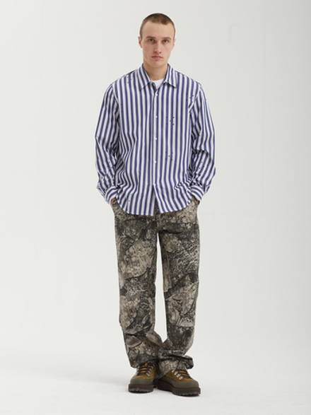 Мужская Рубашка Logos Stripe