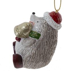 GAEM Фигурка декоративная подвесная "Ежик", L4 W5 H8 см, 4в.