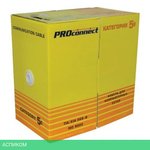Кабель витая пара Proconnect UTP 4PR 24AWG CAT5e 305м CCA OUTDOOR 01-0045-3