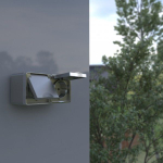 Розетка влагозащ. с зазем. с защит. крышкой и шторками Gallant (серебряный)