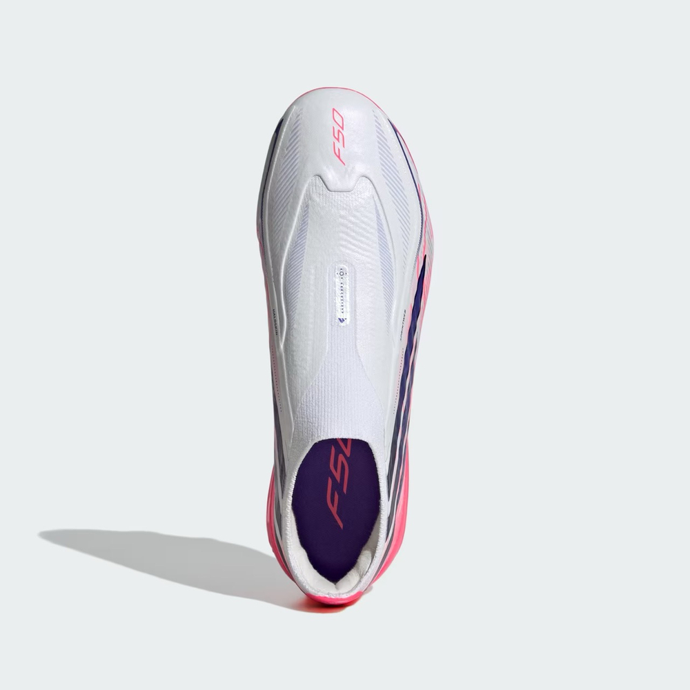 Бутсы adidas F50 Elite Hyperfast LL FG Junior - белый
