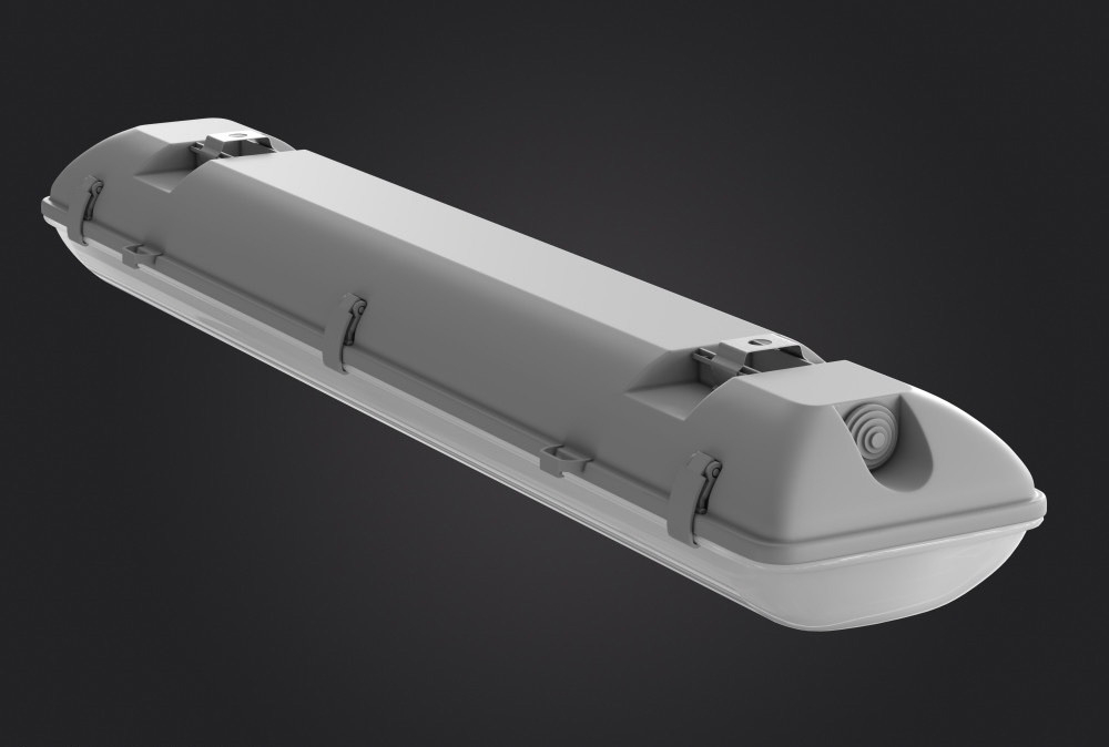 Светильник LED Арктик мини (ЛСП 2х18) 17Вт 3000К IP65 2200Лм Опал 655х125х105мм DARKLUM