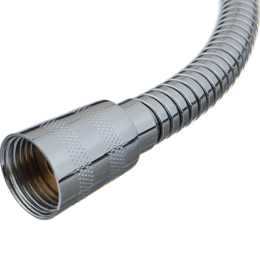 Шланг для душа 175 см с защитой от перекручивания ANTI-TWIST MKP34425BL нержавеющая сталь 2-й зажим растягивающийся Melodia della Vita