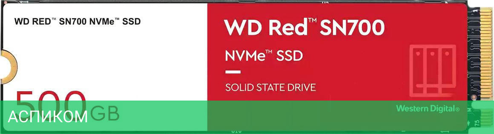 SSD диск WD Red SN700 500GB (WDS500G1R0C)