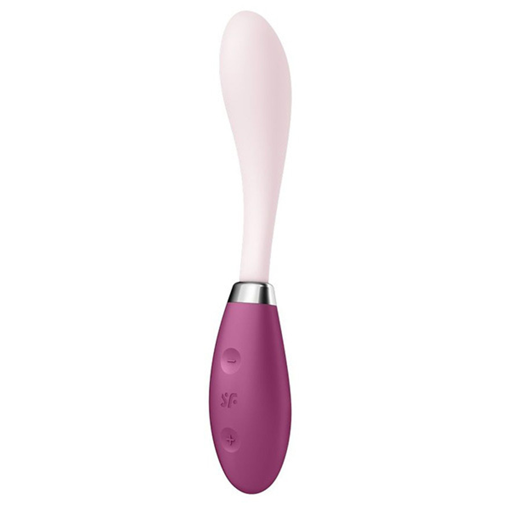 Розовый гибкий вибратор 19,5см Satisfyer G-Spot Flex 3