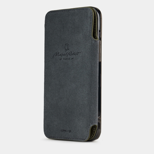 Чехол Benoit для iPhone 12/12Pro из кожи теленка, зеленого цвета