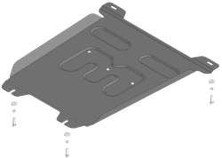 Защита КПП. 2 мм, Сталь. для Foton Tunland V9 2024-н.в., Motodor.77509