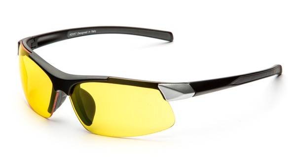 Очки для активного отдыха "непогода | ночь" AD057 черно-серебристый