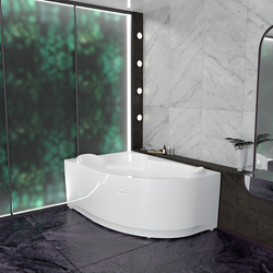 Акриловая ванна Radomir Vanessa (Радомир Ванесса) Ирма 160х105 L, с каркасом