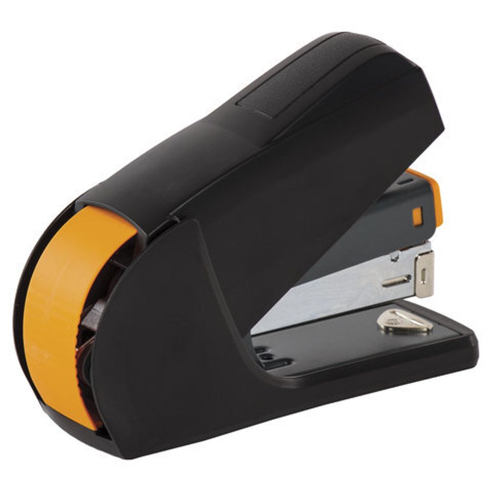 Степлер ЭНЕРГОСБЕРЕГАЮЩИЙ №24/6, 26/6 BRAUBERG "Easy Press", до 25 листов, БЕЗ УСИЛИЙ, 224348