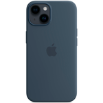 Силиконовый чехол с поддержкой MagSafe Apple Silicone Case для iPhone 14, Storm Blue (Штормовое небо)