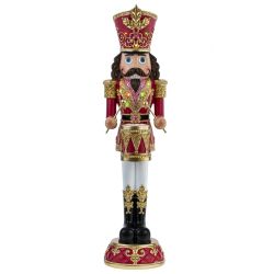 GAEM Фигурка декоративная "Щелкунчик" (подсвет, 2хААА, н/п), L22 W22 H90 см