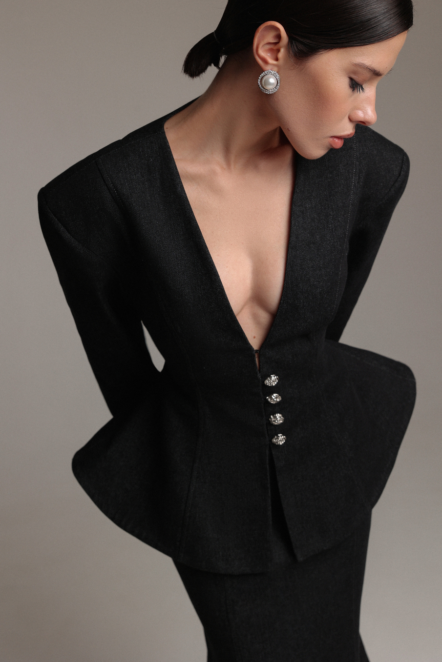 Жакет приталенный