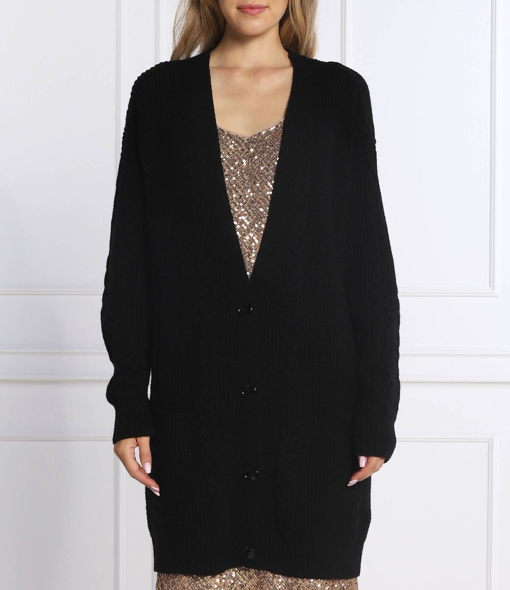 кардиган Patrizia Pepe - черный(8K0085 K037)