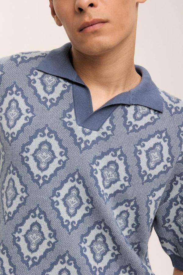 Поло Тюбетейка индиго - фото 2