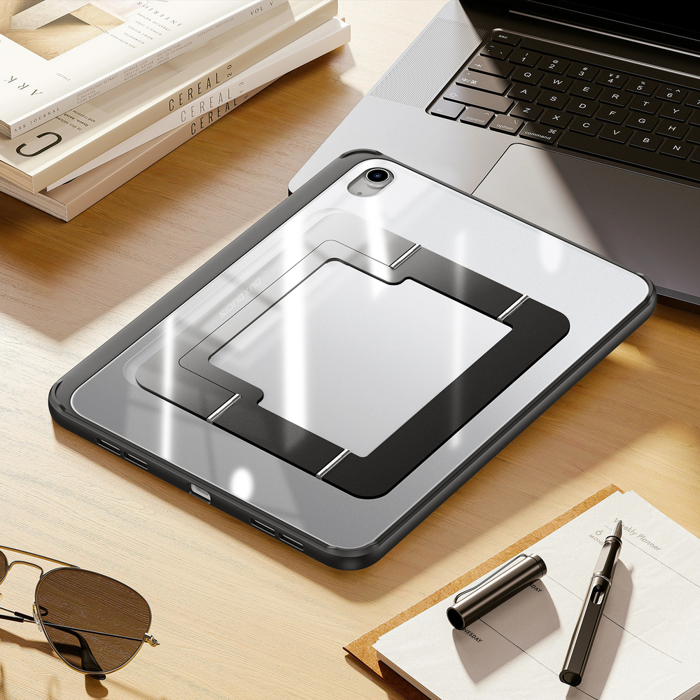 Чехол с многоугольной подставкой для планшета iPad 10 (2022-) и iPad 11 (2025-), серия Axis Series Case от Dux Ducis