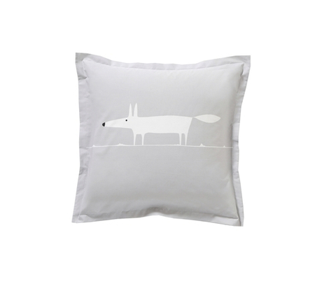 Постельное белье 1.5 спальное Blanc des Vosges Mr Fox Gris