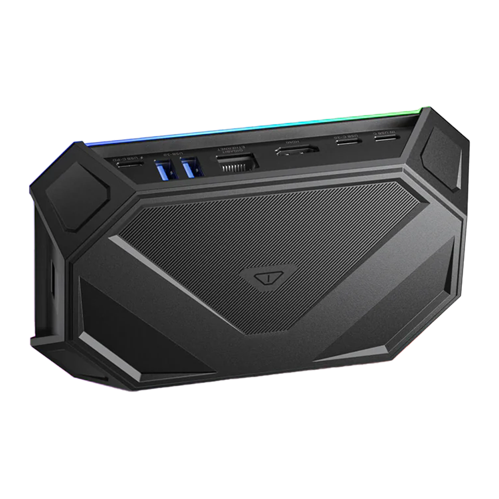 Док-станция JSAUX 8-Port RGB Docking Station HB0801, Black (Черный)