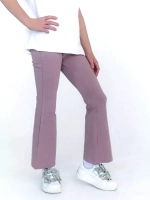 Штаны для девочки клеш трикотажные