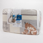 Комплект в кроватку 6-ти предметный "Лесные зверята"