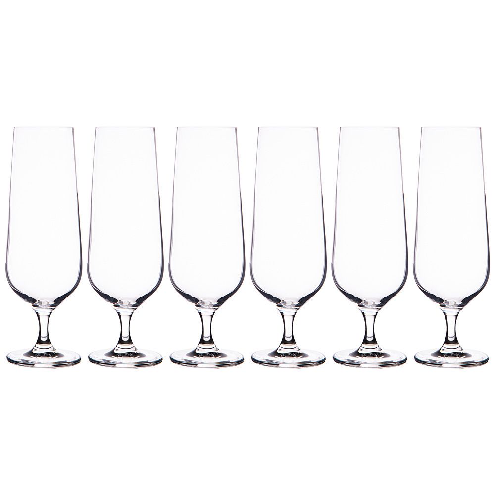 НАБОР БОКАЛОВ ДЛЯ ПИВА "DORA/STRIX" ИЗ 6ШТ. 380МЛ ВЫСОТА 21 СМ