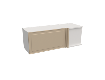 Кухня Модуль ШВУГ 1000 Графит / Антично-бежевый