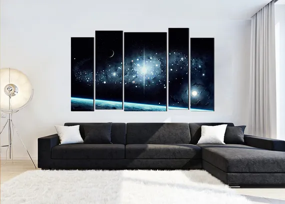 Модульная картина "Звездная галактика
