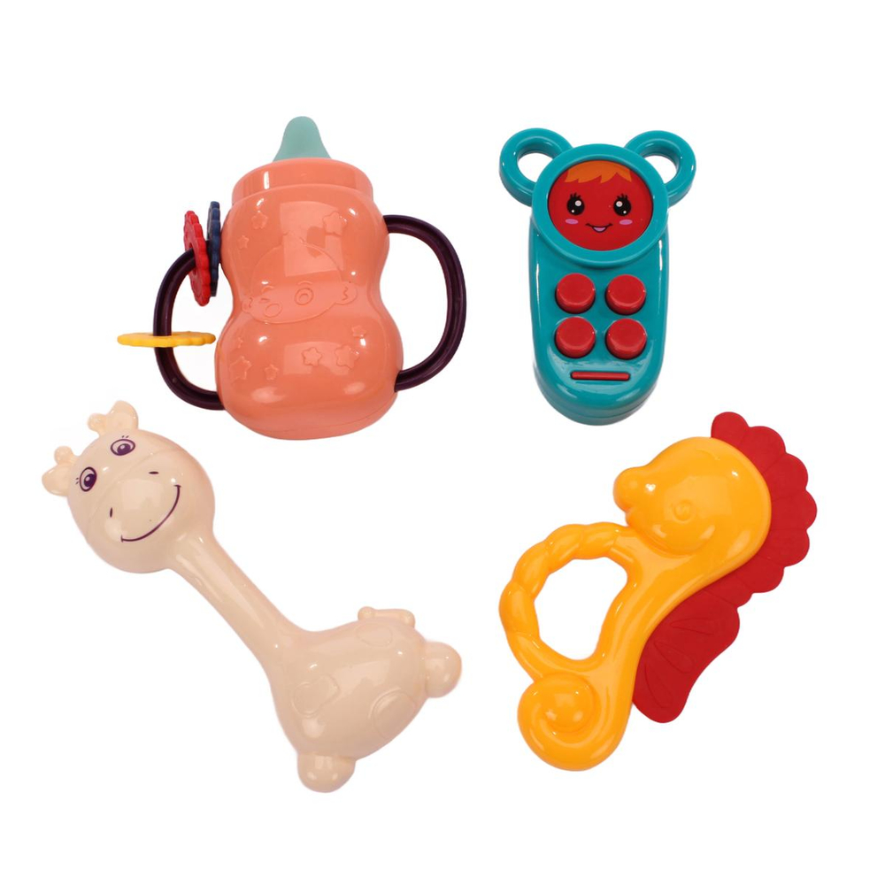 Набор погремушек 11шт, бутылочка 532-9