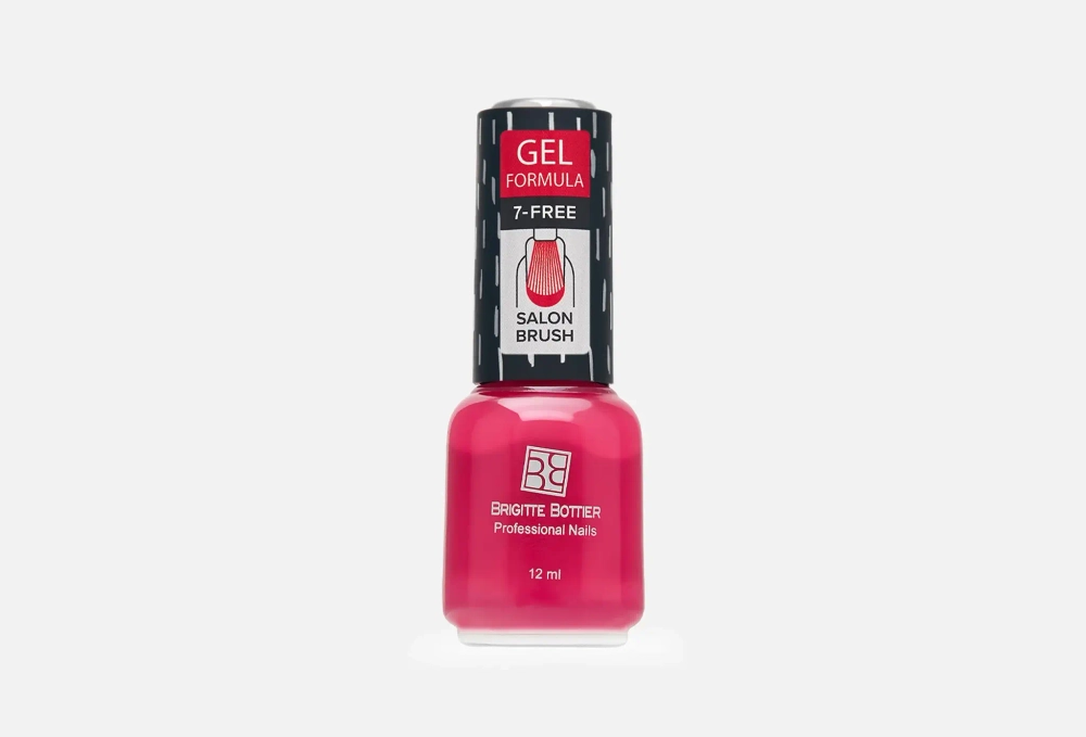 BRIGITTE BOTTIER Лак для ногтей GEL FORMULA тон 01 прозрачный, 003