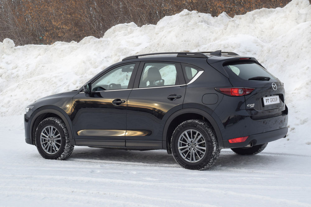 Рейлинги "Комфорт" МАЗДА CX-5 (2017-Н.В.) черный / PT-Group