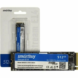 SSD диск Smartbuy M.2 SSD 512Gb Stream E14 SBSSD512-STE14-M2P3 NVMe PCIe3
