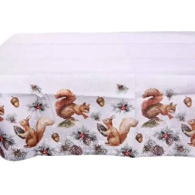 Скатерть 140*176 см «Белочки»