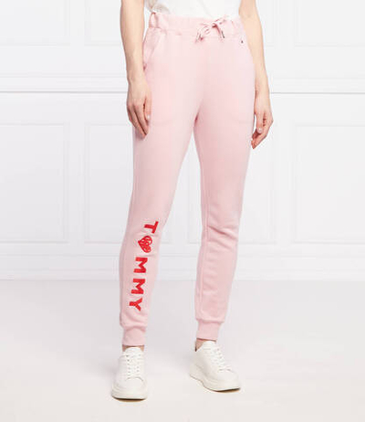 спортивные штаны Tommy Hilfiger - пудро-розовый(WW0WW35483)