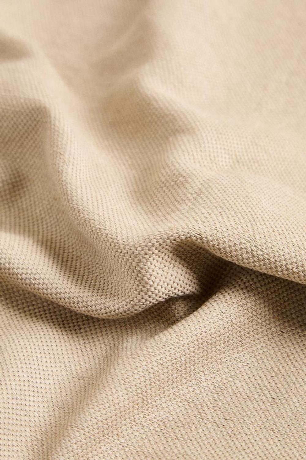 ZARA HOME ОДНОТОННЫЙ ПЛЕД, СВЕТЛО-БЕЖЕВЫЙ