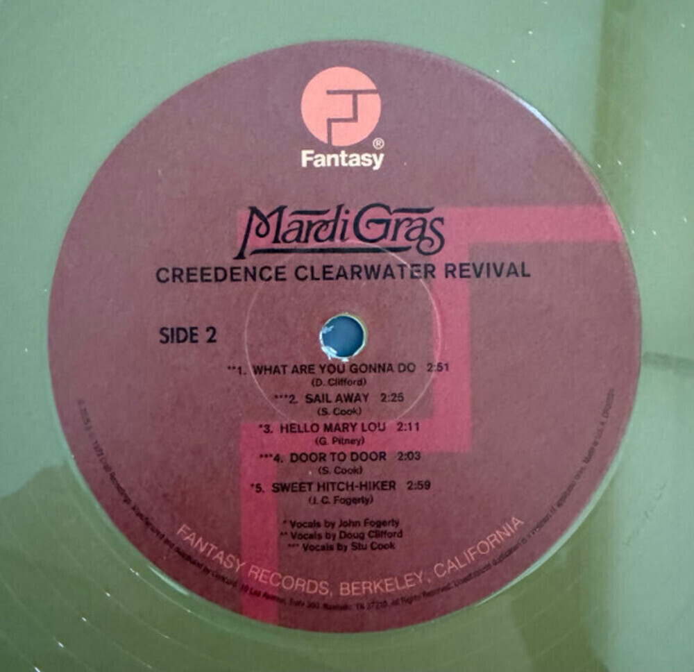 Creedence Clearwater Revival / Mardi Gras (Coloured Vinyl)(LP)