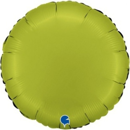 Г 18'' Круг Зеленый чай Сатин 40 см.