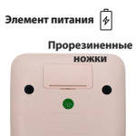 Калькулятор настольный DELI "М36" 12 разрядный, 130х133х27 мм, розовый