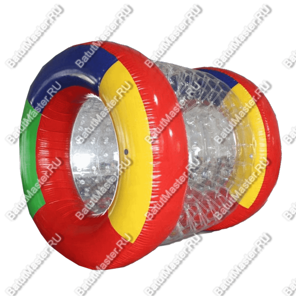 Аттракцион Водный роллер "Ватрушка" ПВХ, размер 2,4*2,2*2,2 м