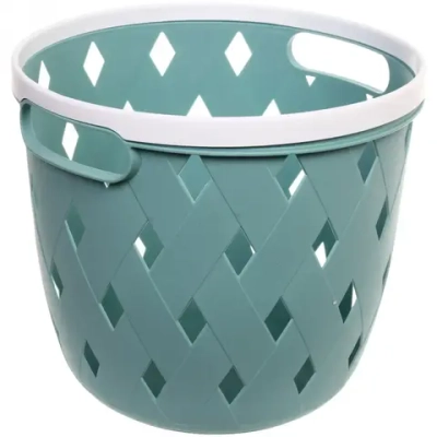Корзина для хранения «Эрида» бирюзовая 24,5х21,5см