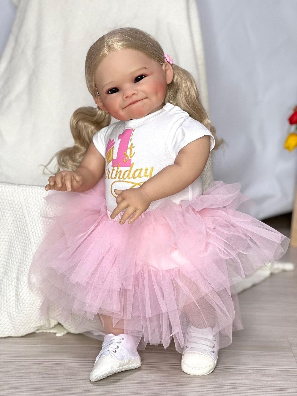 Кукла Реборн мягконабивная 60см (FA-963)