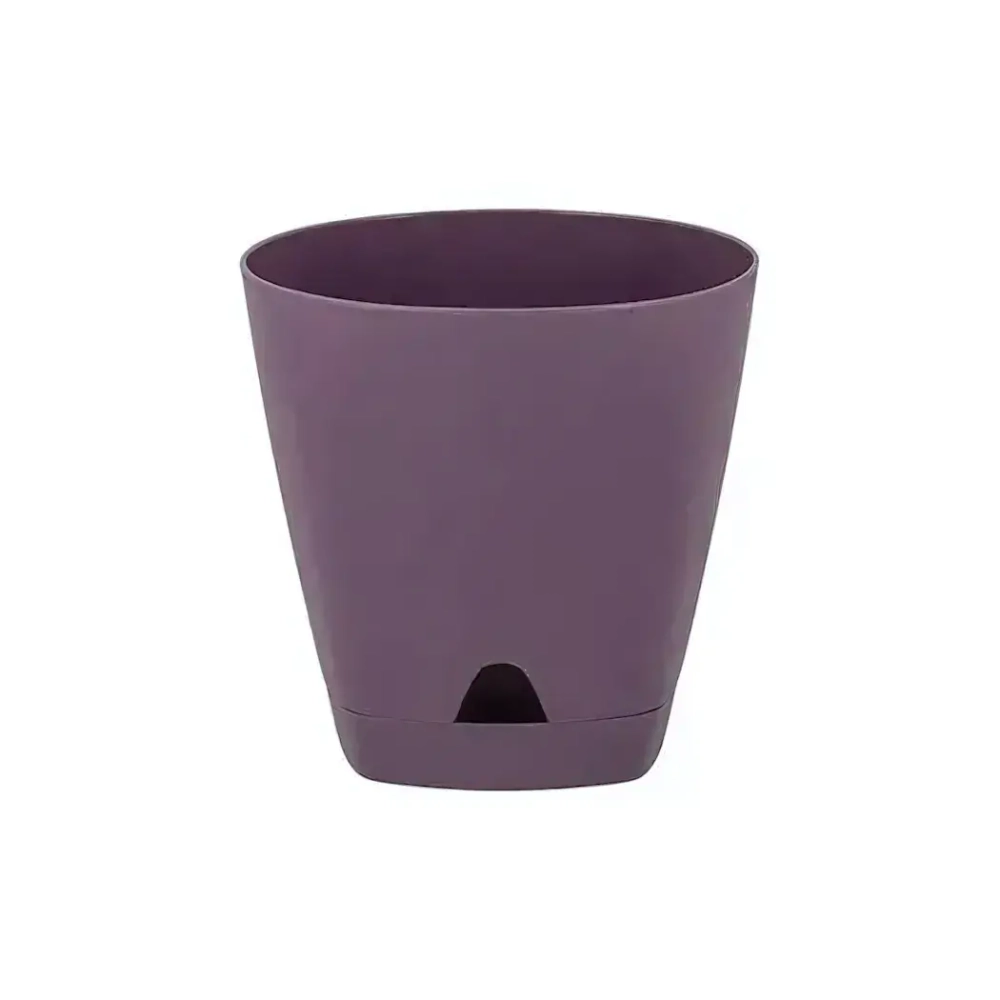 Горшок для цветов AMSTERDAM D 140 mm,35l с подставкой Морозная слива