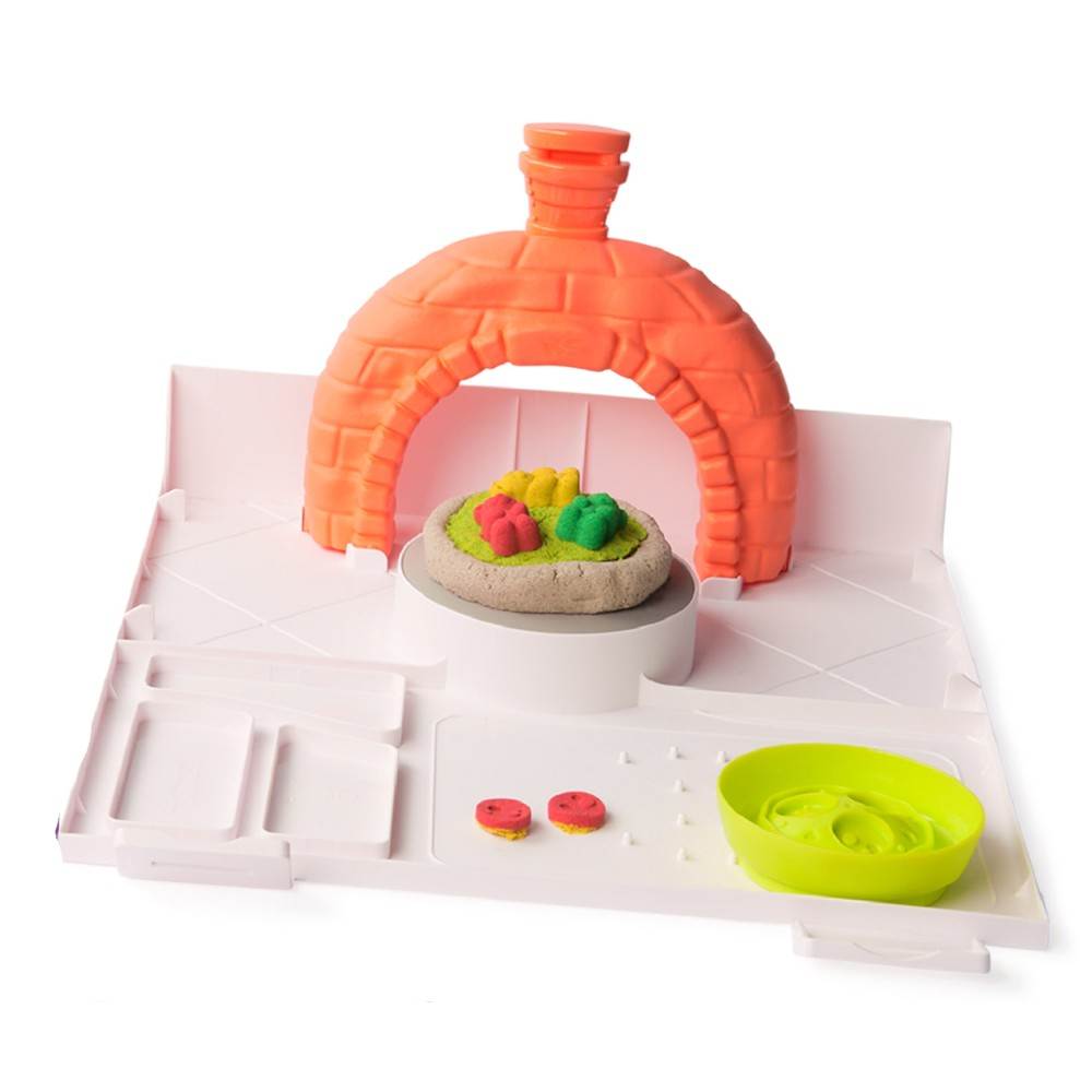 Kinetic Sand - Кинетический песок PIZZA 453 г + аксессуары 6072551