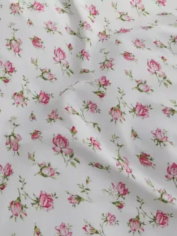 Постельное белье Полисатин Мечта "Бутоны роз" 1,5-сп Наволочка 50х70 см 1 шт Простынь 150x215 смПододеяльник 145x215 см