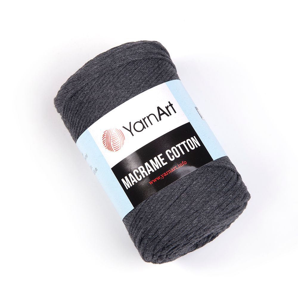 Пряжа YarnArt Macrame Cotton, Антрацит