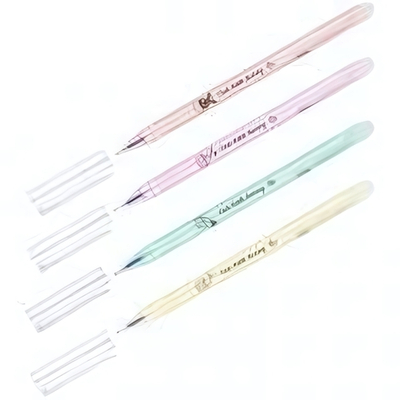 Ручка пиши-стирай гелевая 0,5мм, синяя "Зайка" (Спейс)