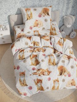 Простынь  перкаль Сказка "Котята" 150x215 см