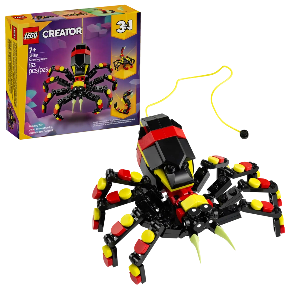 Конструктор LEGO Creator 31159 Дикие животные: Удивительный паук, 3в1